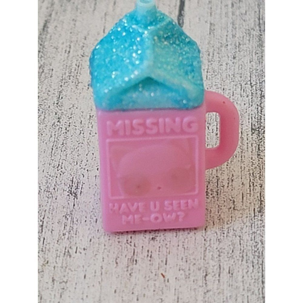 Missing cat‎ mini milk carton doll accessory toy figure